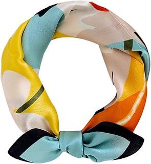 عرض حصري على Scarves Pure Silk Scarf Women's Neck Hair Fashion Rectangle Small Headband Turban Cashmere Scarf Turban - عروض أمازون السعودية