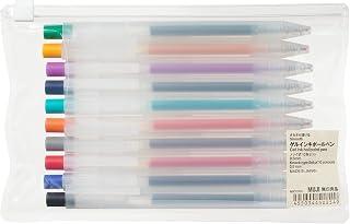 MUJI Smooth Gel Knock Type Pen 0.5mm 10 Colors Set