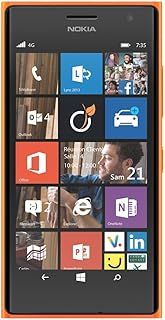 عرض حصري على Nokia Lumia 735 Single-SIM 8GB ROM + 1GB RAM (GSM Only | No CDMA) Factory Unlocked 4G/LTE Smartphone (Orange) - International Version - عروض أمازون السعودية
