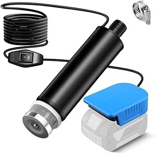 Exclusive Deal on Submersible Pump for Bosch GBA 18 V Battery, Mini Water Pump, Suction Pump, Pool Pumps for Basement, Pool, Garden Watering, Car Wash (No Battery) - Amazon KSA Deals