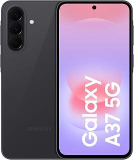 عرض حصري على Samsung Galaxy A37 5G Android Smartphone, 128GB Storage, 8GB RAM, Awesome Charcoal, 6x OS Upgrades, Large Display, 50MP Camera, Long Battery Life (KSA Version) - عروض أمازون السعودية