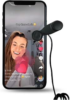 Annrybor Screen Auto Clicker For Phone:3 Speed Physical Tapper, Simulated Finger Continuous Click, Compatible With Android And IOS, Suitable For Tik Tok Live, Lightning Deal, Reward Tasks (Black)