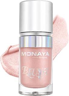 Monaya BHC004-H01 Glow Drops for Face and Body – Multi-Use Liquid Highlighter, Buildable Radiance, Lightweight &amp; Long-Lasting Glow, Vegan &amp; Cruelty-Free