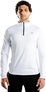 Runic Men Quarter Zipper Long Sleeve T-Shirt