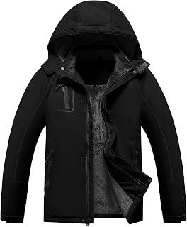 عرض حصري على Kid's Waterproof Ski Jacket Warm Fleece Lined Hooded Boy's and Girl's Winter Jacket Breathable Removable Coat - عروض أمازون السعودية
