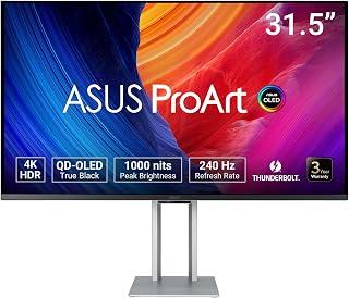 ASUS ProArt PA32UCDM 31.5" 4K QD-OLED 0 1ms Altavoces Plata