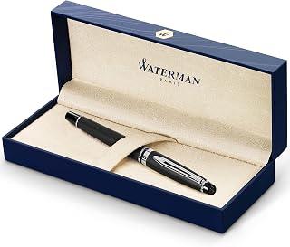 WATERMANEXPERT ROLLERBALL PEN MATTE BLACK WITH CHROME TRIM 9323 Medium