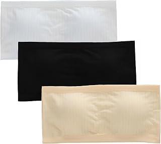 عرض حصري على 3Pack Girls Strapless Bandeau Bra，Seamless Girls Training Bras for Teens，Sports Tube Top Bra - عروض أمازون السعودية