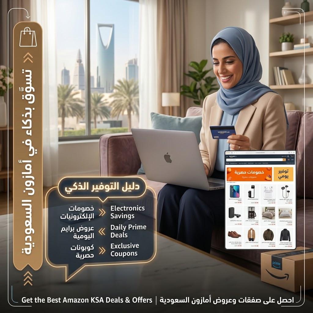 دليل التوفير الذكي: كيف تقتنص أفضل عروض أمازون السعودية وتتصل بأقوى الخصومات