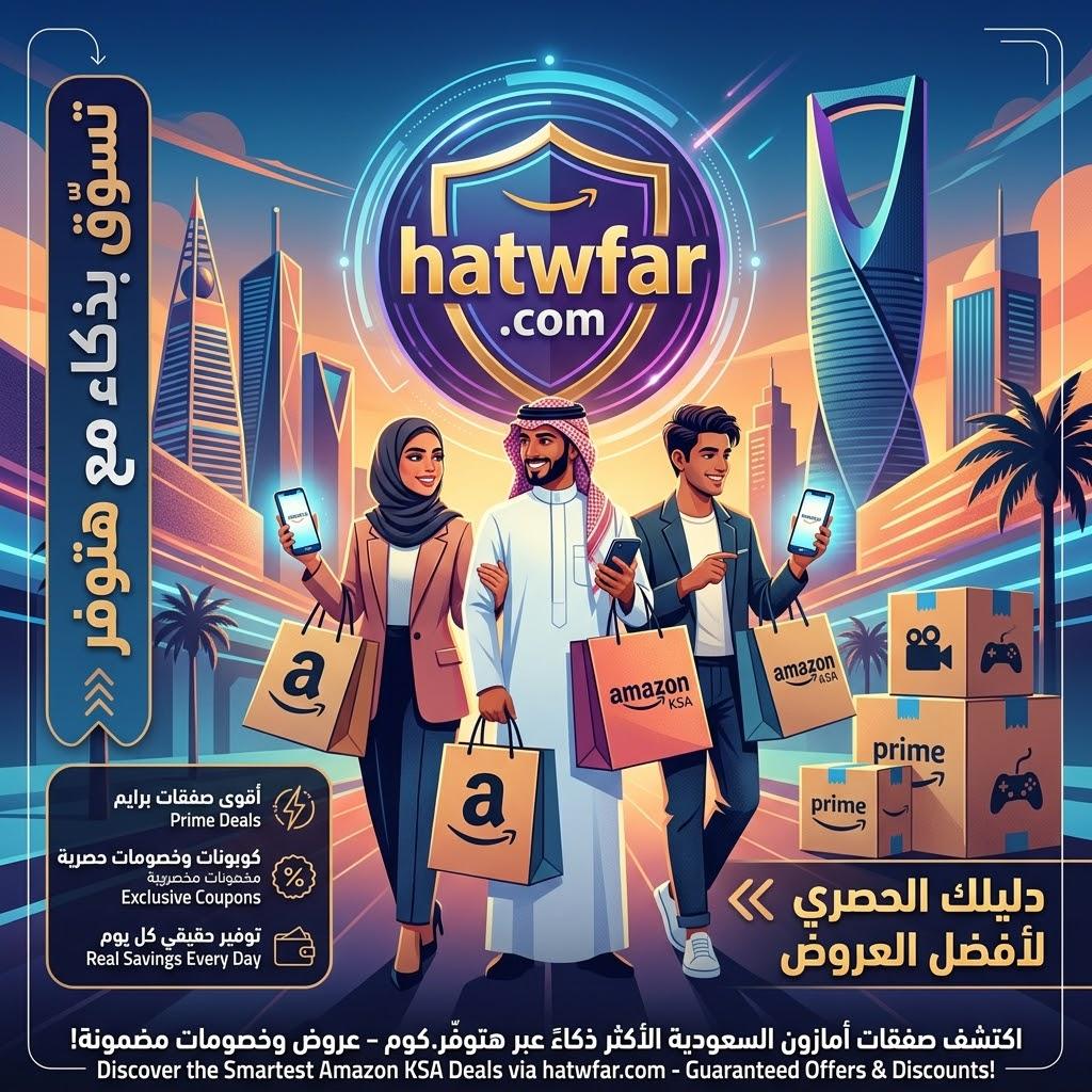 الدليل الشامل للتوفير: كيف تقتنص أفضل عروض وكوبونات أمازون السعودية عبر موقع هتوفّر