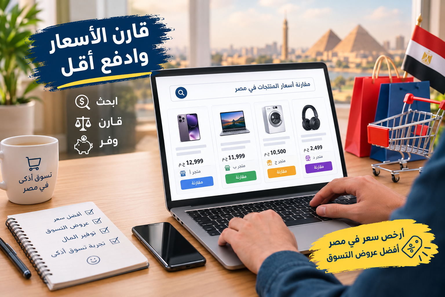 مقارنة أسعار المنتجات في مصر: إزاي تلاقي أفضل سعر وتوفر فلوسك؟