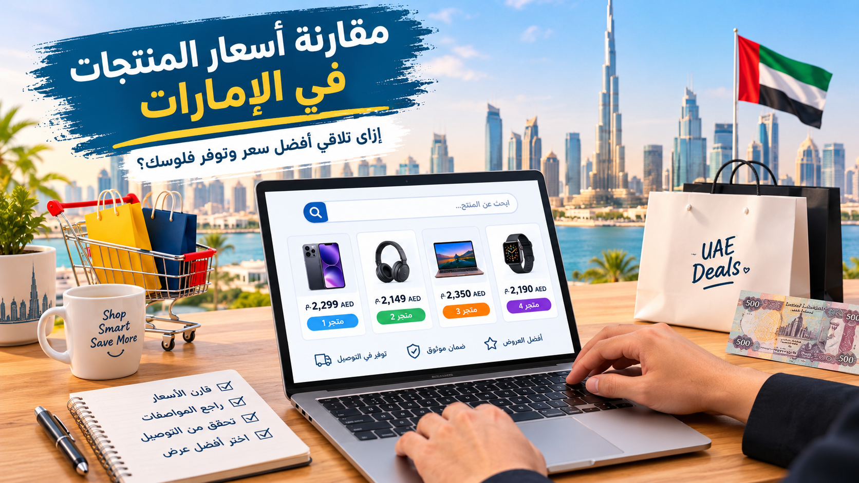 مقارنة أسعار المنتجات في الإمارات: إزاي تلاقي أفضل سعر وتوفر فلوسك؟