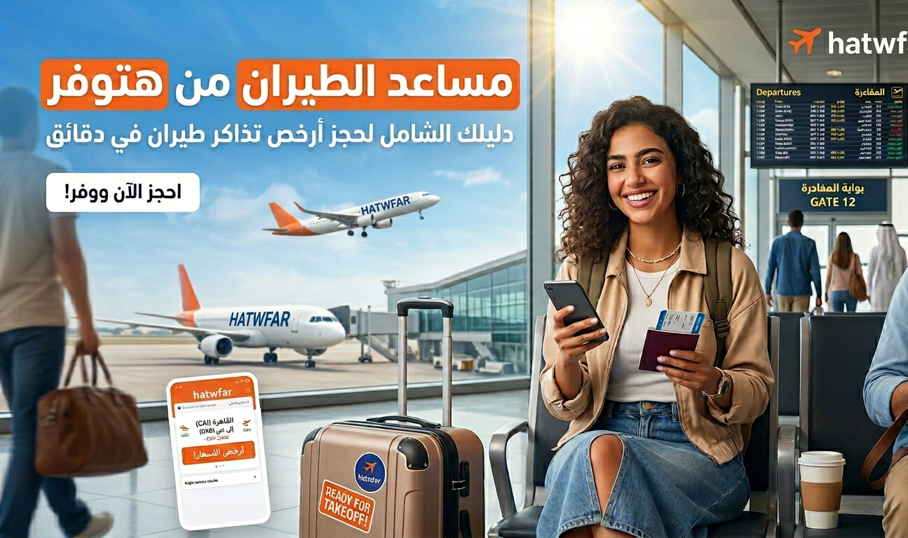 مساعد الطيران من هتوفر: دليلك الشامل لحجز أرخص تذاكر طيران في دقائق