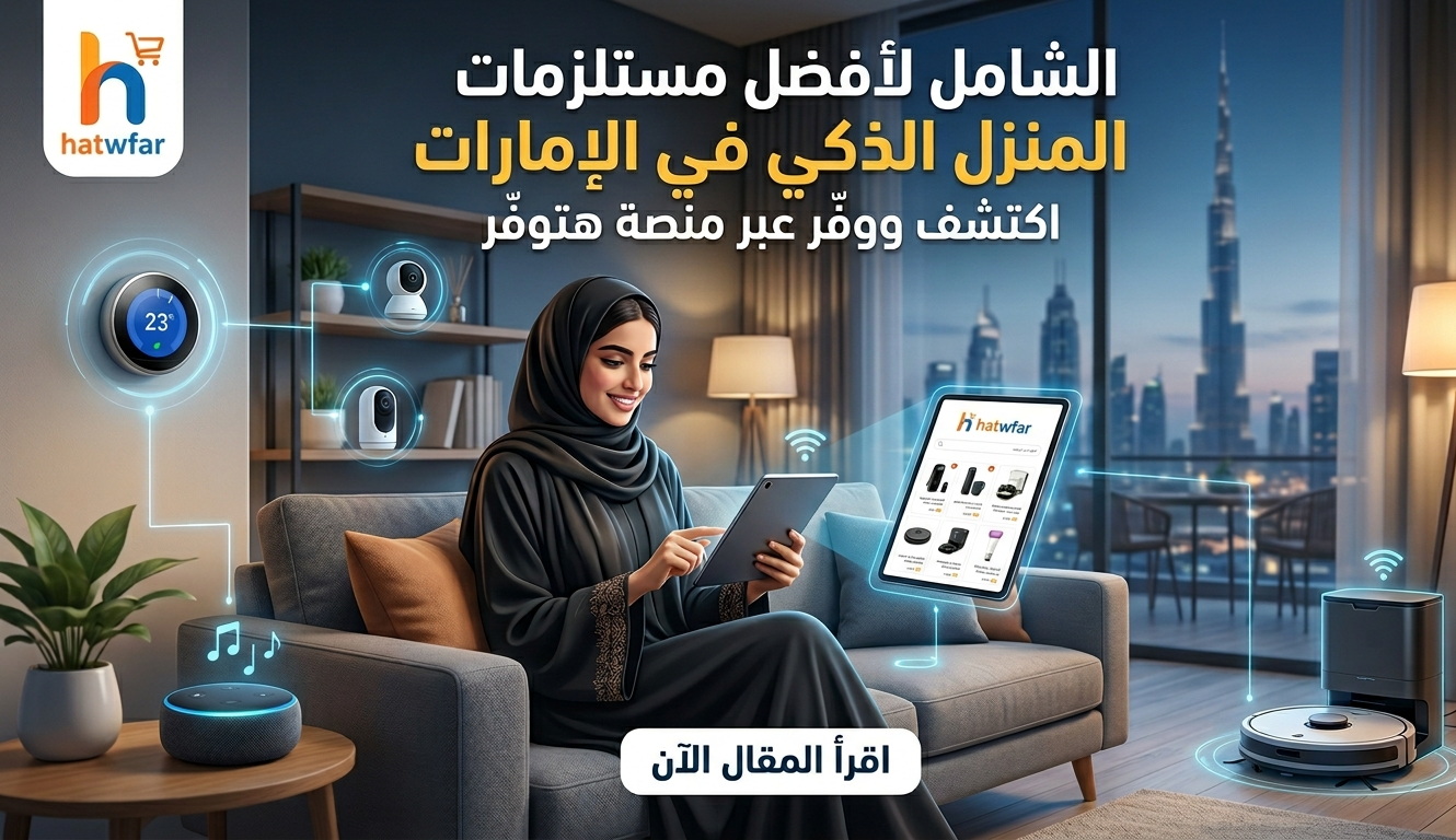 دليل شامل لأفضل مستلزمات المنزل الذكي في الإمارات عبر منصة هتوفر