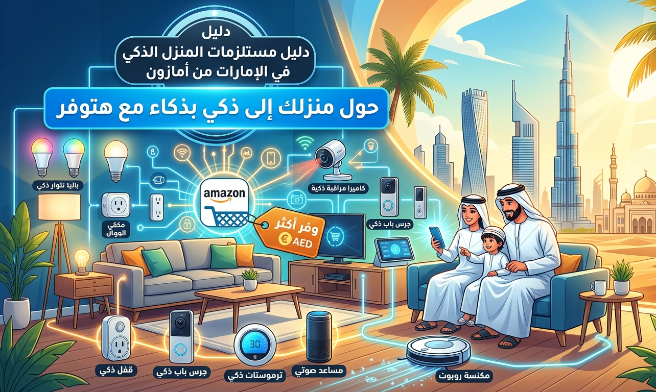 دليل مستلزمات المنزل الذكي الحديثة في الإمارات من أمازون: حول منزلك إلى ذكي بذكاء مع هتوفر
