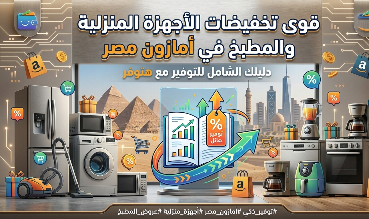 أقوى تخفيضات الأجهزة المنزلية والمطبخ في أمازون مصر: دليلك الشامل للتوفير مع هتوفر