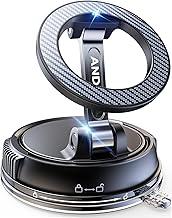 ANDERY Car Phone Holder for Magsafe [78+LBS Strongest Suction & 2400gf Magnetic] 360° Adjustable Car Phone Mount, Phone Holders for Your Car for iPhone 17-12 Pro Max Plus Air, Carbon Fiber