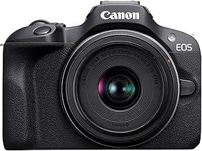 Canon EOS R100 Mirrorless Camera RF-S18-45mm F4.5-6.3 is STM Lens Kit, 24.1 Megapixel CMOS (APS-C) Sensor, 4K Video, Wi-Fi & Bluetooth, Beginner Photographers and Creators, Digital Camera, Black