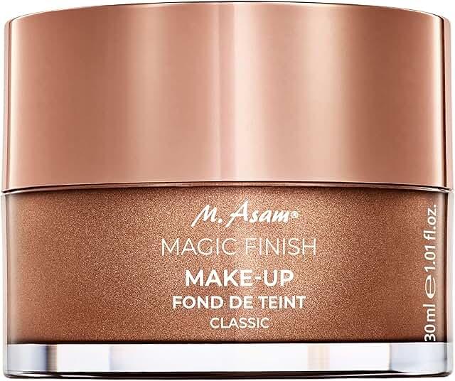 M. Asam Magic Finish Make-up Mousse (1.01 Fl Oz) | 4in1 Primer, Foundation, Concealer & Powder With Buildable Coverage, Hides Redness And Dark Spots, Light To Medium Skin