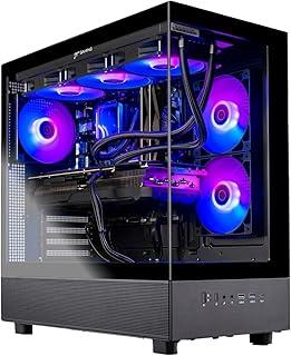 Skytech Gaming Azure 3 Gaming PC, Ryzen 7 9850X3D, RX 9070 XT | 32GB DDR5 RAM 5600, 2TB Gen4 NVMe M.2 SSD, Windows 11, 850W GOLD ATX 3 PSU, 360 ARGB AIO , Wi-Fi 5, Desktop